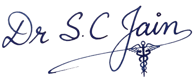Signature of Dr. S C Jain